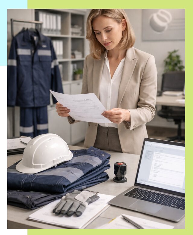 Сертификация спецодежды в Нягани от 7130 р. | Алешин-Нга