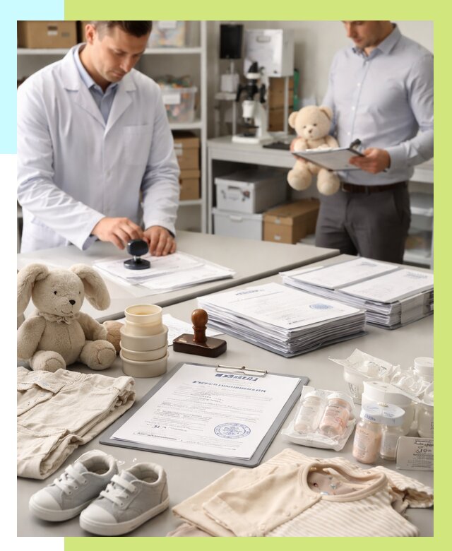 Сертификация детских товаров в Нягани от 15279 р. | Алешин-Нга