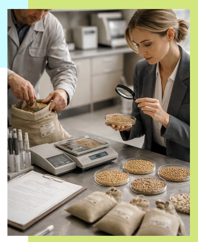 Сертификация зерна в Нягани по цене от 15279 р. | Алешин-Нга