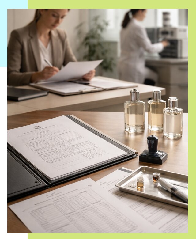 Сертификация парфюмерии в Нягани от 15279 р. | Алешин-Нга