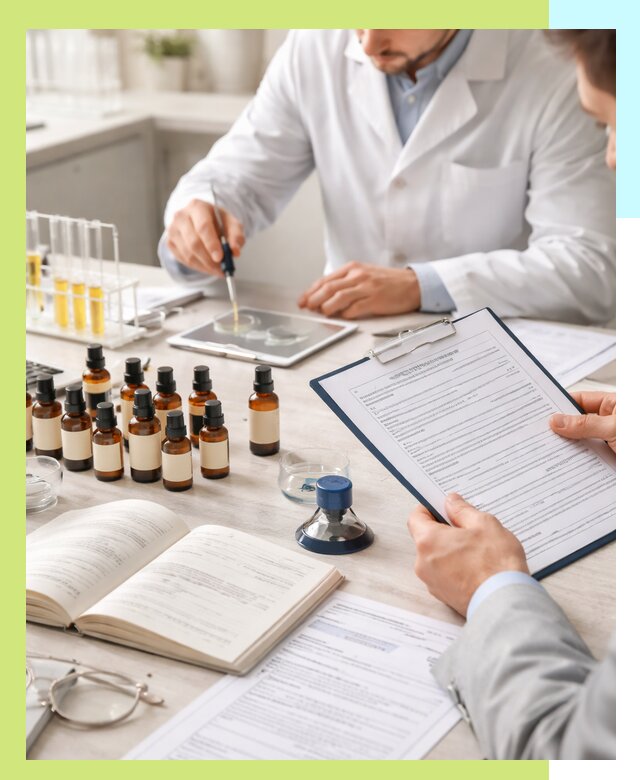 Сертификация эфирных масел и документация качества в Нягани