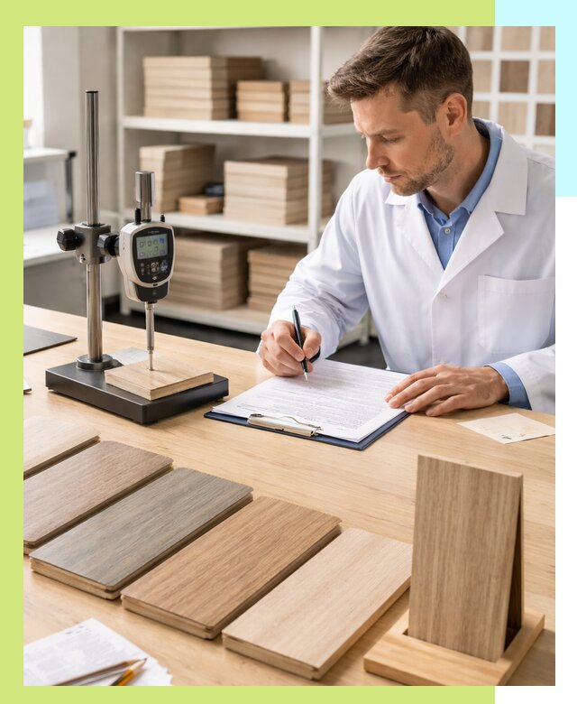 Сертификация ламината с испытаниями и оформлением документов в Нягани