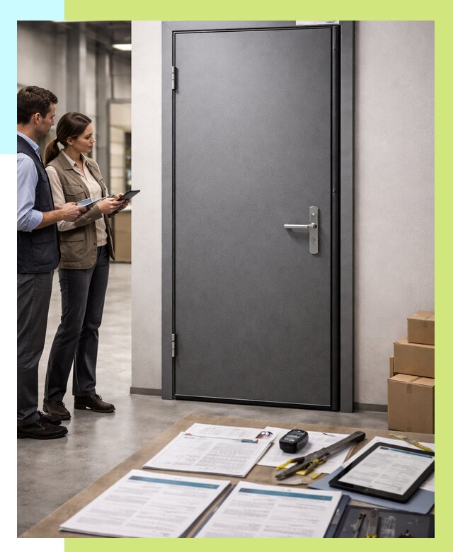 Сертификация противопожарных дверей в Нягани от 9167 р. | Алешин-Нга