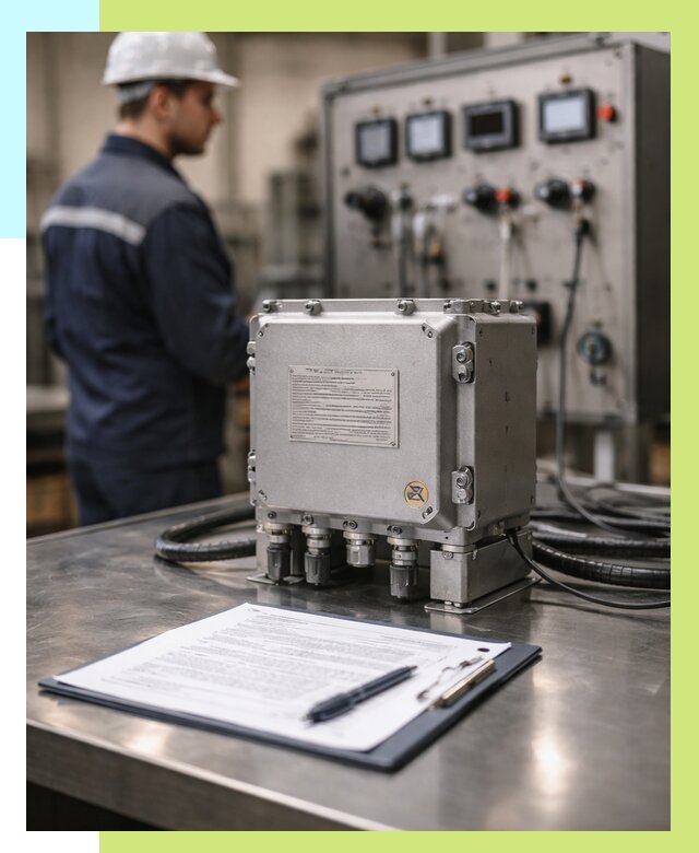 Сертификация взрывозащищенного оборудования в Нягани от 35651 р. | Алешин-Нга