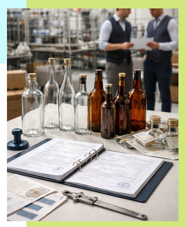 Сертификация стеклянных бутылок в Нягани от 25465 р. | Алешин-Нга