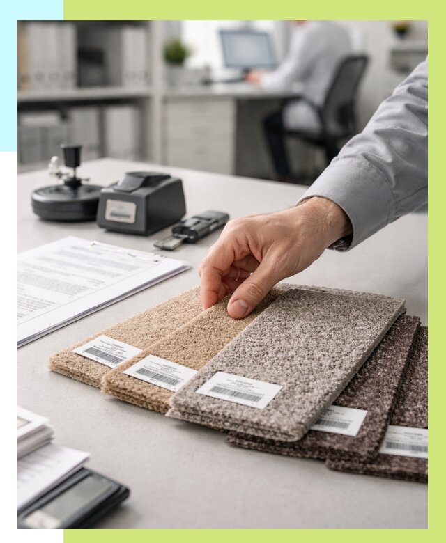 Сертификация ковролина в Нягани от 15279 р., Алешин-Нга