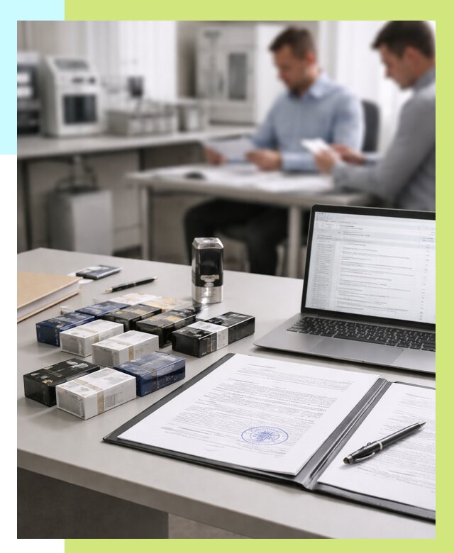 Сертификация сигарет под ключ в Нягани от 45837 р. | Алешин-Нга