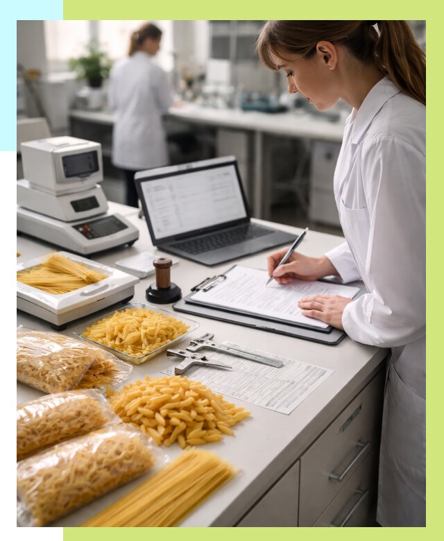 Сертификация макаронных изделий в Нягани от 15279 р. | Алешин-Нга