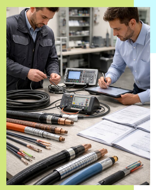 Сертификация кабеля и электропроводки в Нягани под ключ