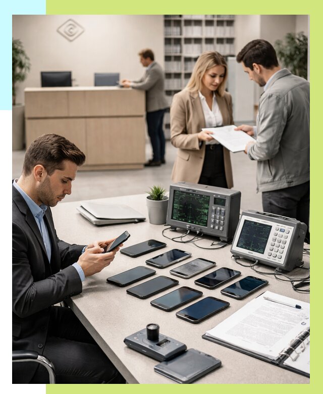 Сертификация телефонов в Нягани от 25465 р. под ключ | Алешин-Нга