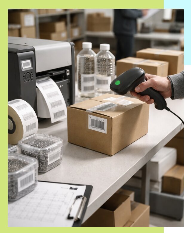 Штрихкодирование продукции и маркировка для продажи в Нягани