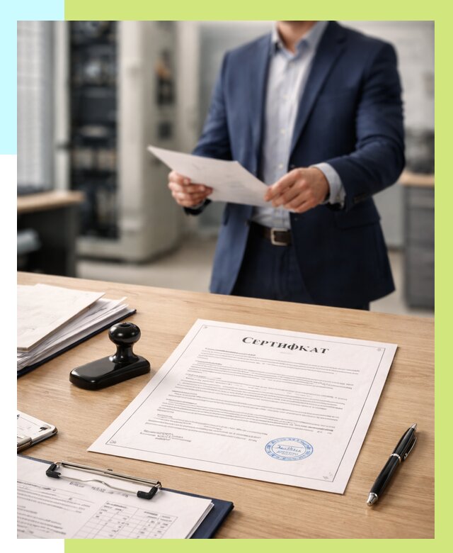 Сертификат на оборудование в Нягани от 15279 р. | Алешин-Нга