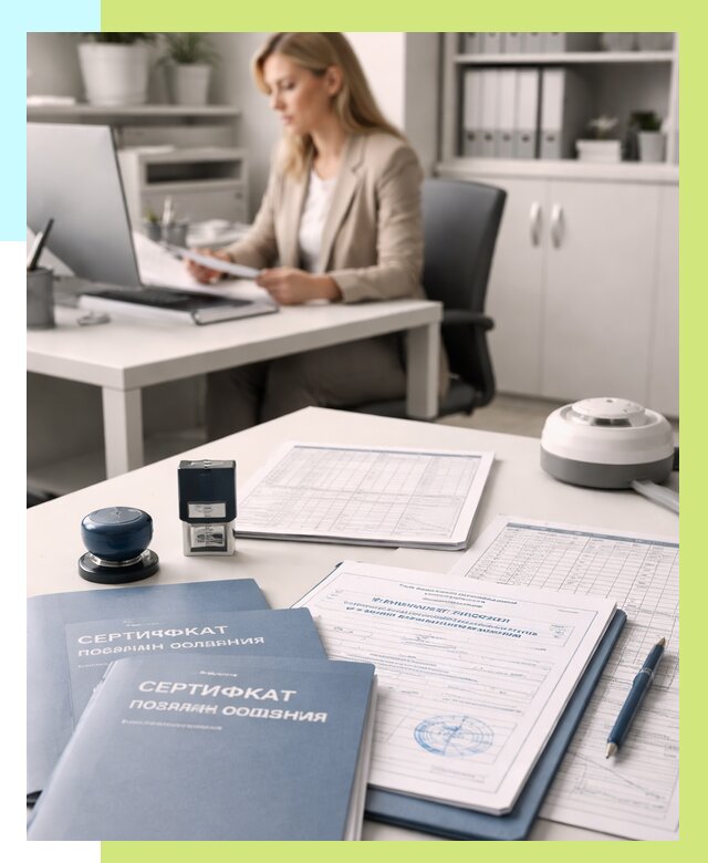 Сертификаты пожарной безопасности в Нягани от 15279 р. | Алешин-Нга