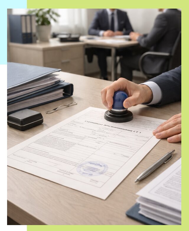 Сертификат происхождения СТ 1 в Нягани от 4584 р. | Алешин-Нга