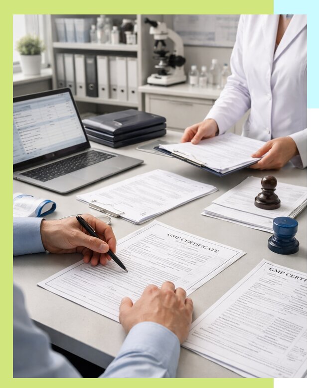 Оформление сертификата GMP в Нягани для фармпроизводства