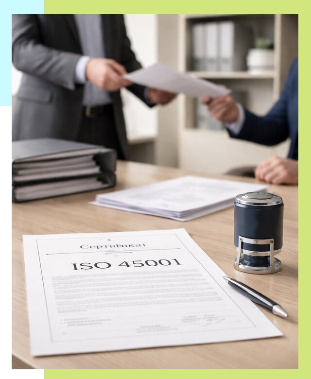 Сертификат ISO 45001 в Нягани под ключ от 45837 р. | Алешин-Нга