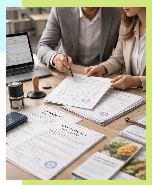 Сертификат ISO 22000 в Нягани от 40744 р. под ключ | Алешин-Нга