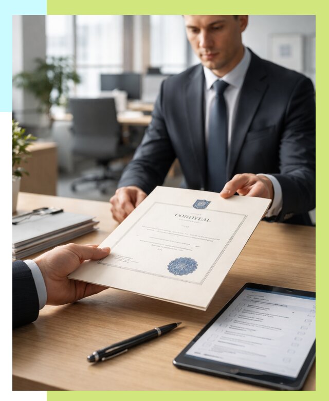 Сертификат ISO 30301 в Нягани от 35651 р. | Алешин-Нга - под ключ