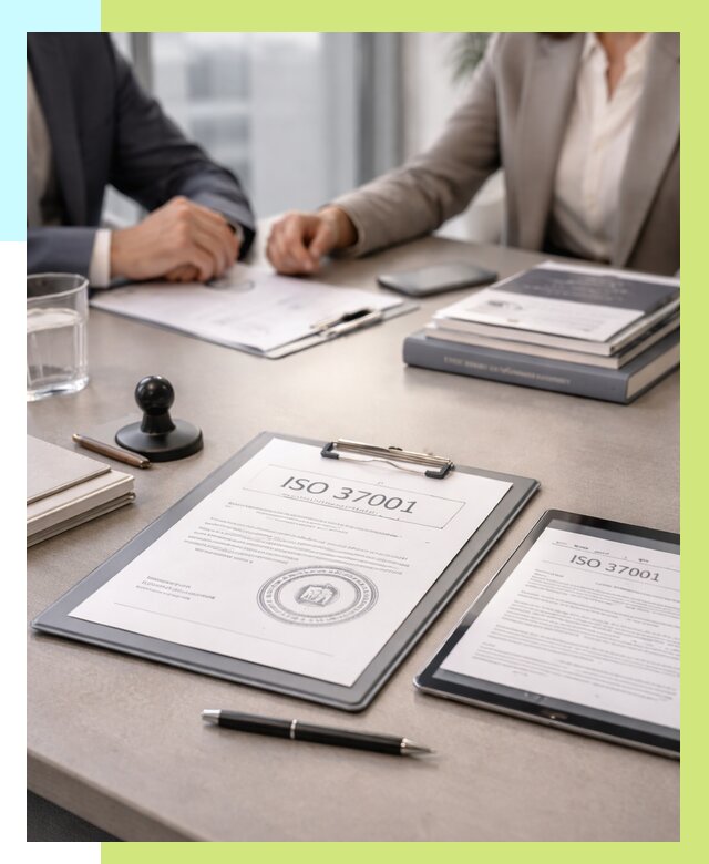 Сертификат ISO 37001 в Нягани оформить от 122232 р. Алешин-Нга