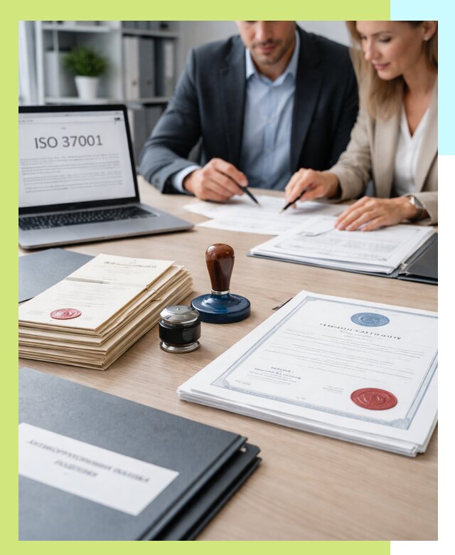 Получение сертификата ISO 37001 по системе борьбы с коррупцией в Нягани